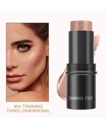 Botiniv Cheek Stick - White Highlighter Makeup Stick | Makeup Stick Foundation Stick for Face Waterproof Nuance Pencil Long-Lasting Makeup - Buy Online on GoSupps.com