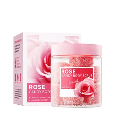 ACSUSS Gentle Body for Sensitive Skin - Moisturizing Exfoliation with Jojoba Oil to Care for Dry Body Hands and Feet Rose One Size One Size Rose