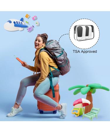 Etopgo 16-Piece Silicone Travel Bottles Set | TSA Approved Refillable Travel Size Containers for Shampoo Lotion & More - Perfect for International & Domestic Travel - Buy Online on GoSupps.com