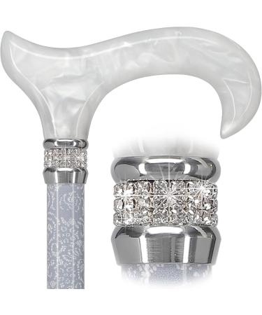 Royal RC Canes Stylish Walking Sticks  -  Graceful Lace Pearlz - Buy Online on GoSupps.com