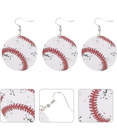 15 Pairs baseball earrings dangle earrings womens gifts earrings for women orrous sports balls earrings statement earrings for women ear jewelries Fashion lovers basketball leather - Buy Online on GoSupps.com
