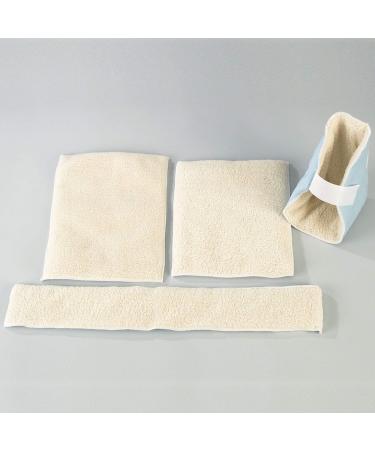 Sammons Preston Universal Two-Piece Patient Pad Kit (Lambswool), Super Comfortable, Ultra Soft, and Reliable Protecting Support, Patient Pad for CPM Rehabilitation to Protect Patients From Harsh Metal