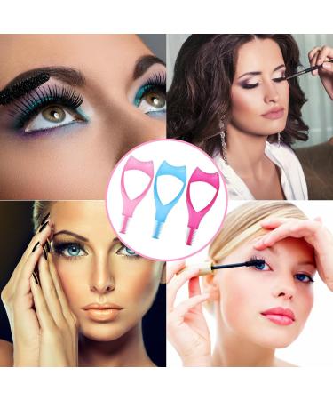 LIAMGUS 3 in 1 Mascara Shield Applicator Guard 3 PCS Make-up Eyelid Shield Eyelash Shield Eyelash Comb Cosmetic Tool Eyelash Combs for Women Girls Beginners - Buy Online on GoSupps.com