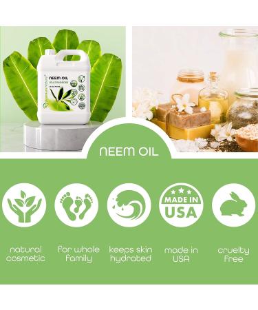 Pure Neem Oil 16 oz Spray for Indoor & Outdoor Plants, Skin, and Hair - Cold Pressed, Unrefined, Organic Neem Cake - Buy Online on GoSupps.com