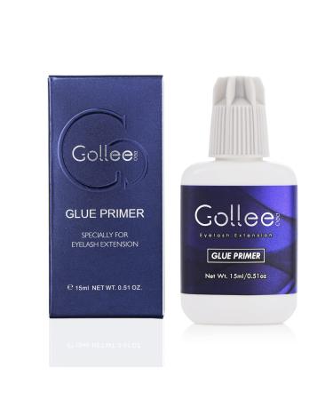GOLLEEPRO Eyelash Primer for lash Extensions Cleanser Eyelash Extension Pre Treatment Lash Primer Easily Removes Proteins and Oils Longer Extension Retention Eyelash Extension Primer -15ML