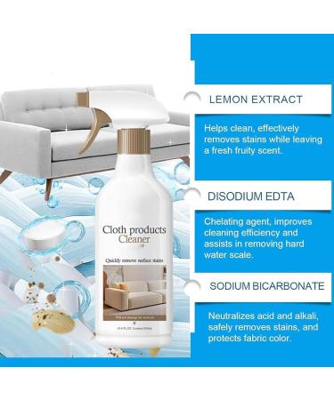 Evarisy Wash-Free Cleaner Spray For Sofa Couch Cleaner For Fabric Sofa Cleaner Car Upholstery Cleaner Couch Stain Remover Upholstery Cleaner For Furniture (2PCS) - Buy Online on GoSupps.com