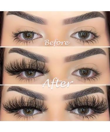 Fluffy Faux Mink Wispy False Eyelashes - 20MM Long, Thick Volume, Lightweight - 5 Pairs (5-07) - Buy Online on GoSupps.com