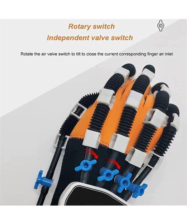 Stroke Hemiplegia Finger Rehabilitation Trainer - Robot Gloves for Hand Function Recovery (Left Medium) | International Shipping Available - Buy Online on GoSupps.com