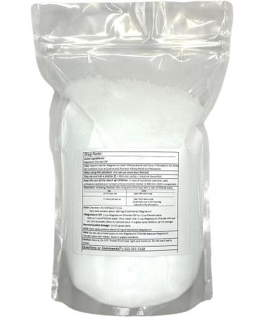 Pure Magnesium Chloride USP (Pharmaceutical Grade) - 100% Edible | 2 Pounds - Greenway Biotech - Buy Online on GoSupps.com