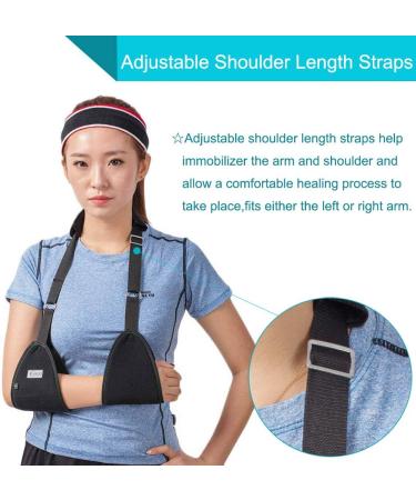 Triangle Dislocated Arm Sling - Medical Shoulder Immobilizer for Rotator Cuff Wrist & Elbow Support - Lightweight & Comfortable Brace for Broken & Fractured Arms - Buy Online on GoSupps.com