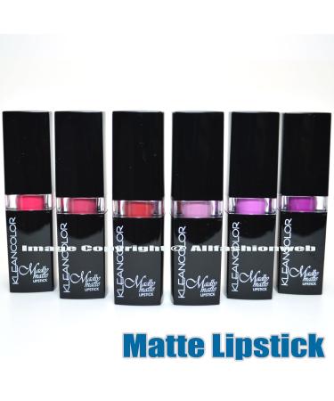 Kleancolor Madly Matte Lipstick Set - Bold Vivid Purple Pink Red Lipstick + Free Earring - Buy Online on GoSupps.com