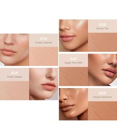 Super Coverage Foundation with Buffing Brush Full Coverage Foundation With Skin Buffing Brush Hydrating Waterproof and Light Long Lasting Foundation (05 20g) 05 20 g (Pack of 1) - Buy Online on GoSupps.com