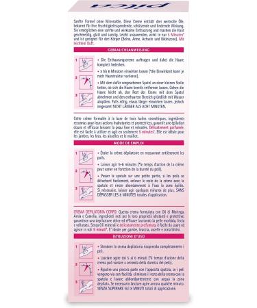Pilca Depilatory Cream - Gentle Hair Removal for Legs Arms and Bikini | 100ml with Moringa Amla & Kamelien Oil + Precision Spatula - Buy Online on GoSupps.com