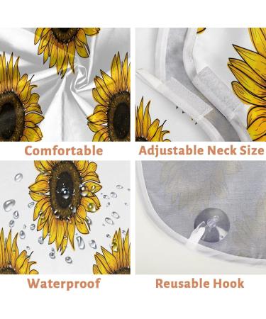 Beard Bib Apron for Men - Waterproof Hair Catcher & Grooming Cloth | Stylish Sunflower Design for Easy Shaving & Trimming - Buy Online on GoSupps.com