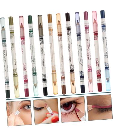 Angoily 12 Eyeliner Pencil Eye Shadow Eye Liner Pencils Makeup Eyeliner Cosmetic Pencils Set Flash Clothing - Buy Online on GoSupps.com