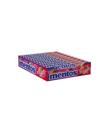 MENTOS Mentos Mixed Red Fruits Chewy Candies - 20 units of 38g (Total 760g)