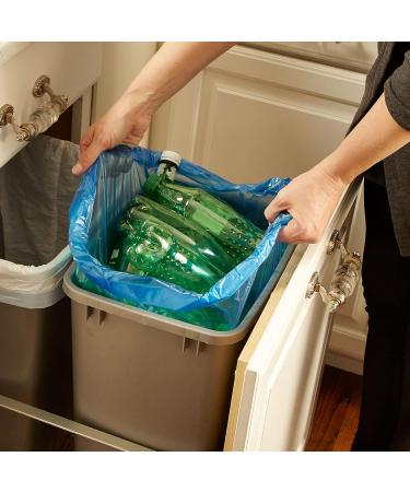 Hefty Recycling Trash Bags, 13 Gallon, 60 Count - Blue - Buy Online on GoSupps.com