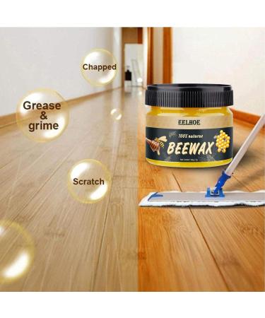 Refined Wood Care Wax Solid Wood Furniture Polishing Seasoning Beeswax Paste Timber Seasoning Beewax Pleasant Smell Easy to Use Beeswax Polish for Wood & Furniture 80 g (Pack of 1) - Buy Online on GoSupps.com