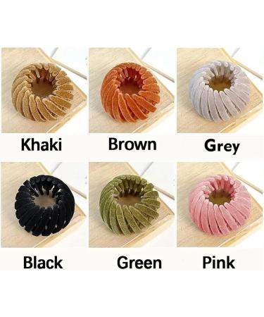 Beaumoment Bird Nest Magic Hair Clip Bird Nest Hair Clip Bird Nest Hair Clips for Women Expandable Ponytail Holder Hair Pin (4ColorsB) - Buy Online on GoSupps.com