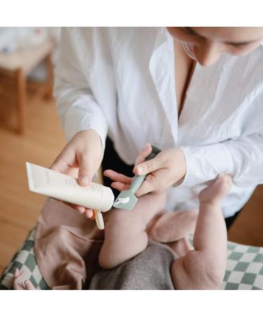 Mushie Soft Silicone Diaper Cream Applicator with Suction Base - Navy - Buy Online on GoSupps.com