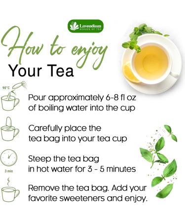 Lavendium Premium 40 Soursop Leaf Tea Bags 100% Natural and Pure from Soursop Graviola Leaves. Made with Eco-Conscious Tea Bags Soursop Leaf Herbal Tea. No Sugar No Caffeine No Gluten Vegan. (40 Bags) - Buy Online on GoSupps.com