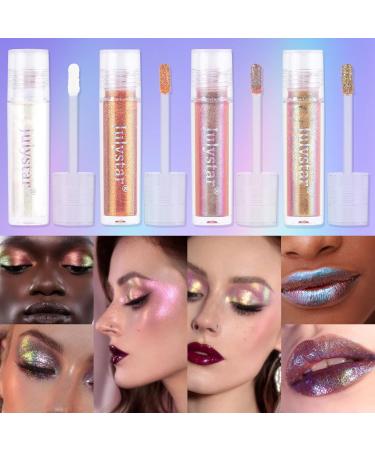 INTEROOKIE Optical Chameleon Eyeshadow Liquid Colorful Water-based Chameleon Liquid Monochrome Eyeshadow (6) - Buy Online on GoSupps.com