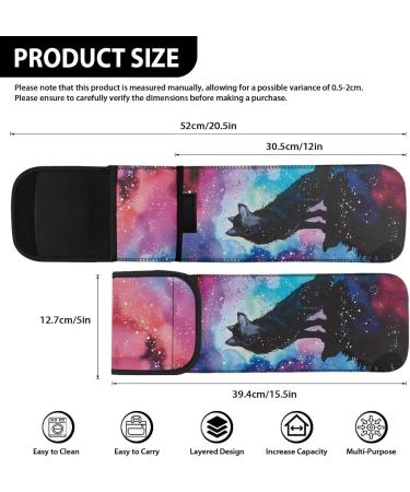Yzaoxia Wolf Curling Iron Holder - Portable Travel Bag & Organizer for Hair Tools | Galaxy Design | Curler & Straightener Storage Pouch - Red & Black - Buy Online on GoSupps.com