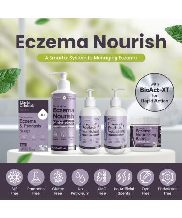 Marie Originals Eczema & Psoriasis Nourishing Shampoo and Conditioner Bundle Itchy Scalp Relief Dry Scalp Shampoo & Hydrating Conditioner with Tea Tree Lavender & Peppermint 8 oz Each - Buy Online on GoSupps.com