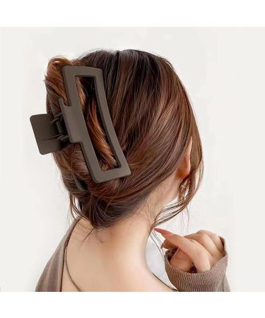 Colorfarm Large Claw Clips for Thick Hair - 6 Pack 4.3' Big Hair Clip for Strong Hold - Nonslip Hair Clips for Women - Hair Styling Accessories in Black, Brown, Beige - 2 Styles - Buy Online on GoSupps.com