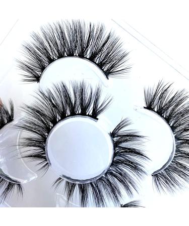 Buy 8D Faux Mink Sunnies False Eyelashes | 100% Handmade Reusable Cat-Eye & Fluffy Wispy Dramatic Lashes for Natural Volume | International Shipping Available - Buy Online on GoSupps.com