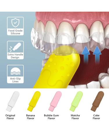 RIMOBUL Aligner Chewies 5 PCS Set - Colorful Orthodontic Aligner Trays Chewies in White, Brown, Pink, Green, Yellow - Buy Online on GoSupps.com