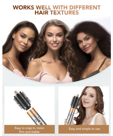Upgrade Large Round Volumizing Brush for Dyson Airwrap HS01/HS05 | Smooth & Curly Styling Attachment - Buy Online on GoSupps.com