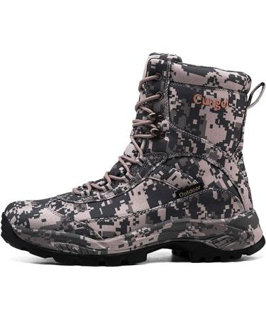 Men's Waterproof Camo Hunting Boots - Anti-Slip, Lightweight, Breathable - Size 9 - Buy Online on GoSupps.com
