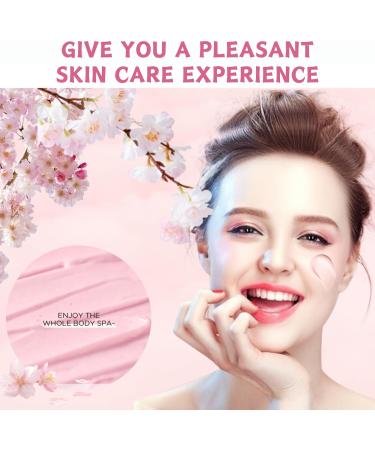 Sakura Exfoliating Scrub - Face Scrub Exfoliator - Face Exfoliator - Cherry Blossom Extract Dead Skin Face Scrub - Even Skin Tone - Gentle Clean Moisturizing Skin 100g - Buy Online on GoSupps.com