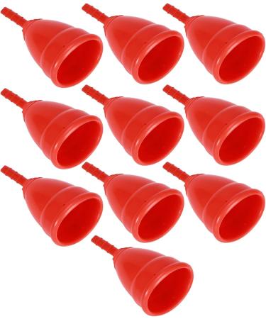 Reusable Silicone Menstrual Cup - 10 Pack Eco-Friendly Female Hygiene Care Health & Comfort - Buy Online on GoSupps.com