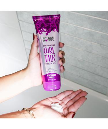 Not Your Mother's Curl Talk Bond Building Shampoo and Conditioner - 8 fl oz (2-Pack) | Strengthening Set for Curly Hair - Buy Online on GoSupps.com
