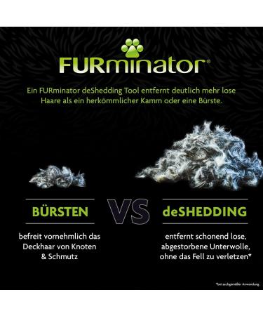 Furminator Deshedding Tool for Long-Haired Cats - Size S | Enhanced Version 2.0 Cat Brush for Small Cats - Effectively Removes Undercoat - Buy Online on GoSupps.com