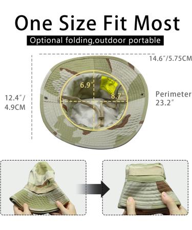 Buy Buschhut BOONE HAVE Men's Outdoor Hat | UV Protection Jungle Hut Bucket in XL Khaki - Buy Online on GoSupps.com