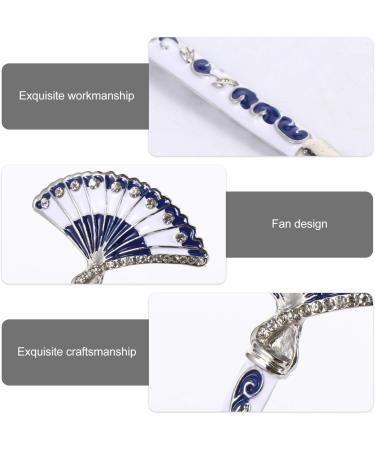 FRCOLOR Women Hair Stick Alloy Vintage Chinese Hair Chopsticks Fan Shape Hair Fork Hanfu Cosplay Hair Pin Wedding Headdress for Bride Ladies Women Girls - Buy Online on GoSupps.com