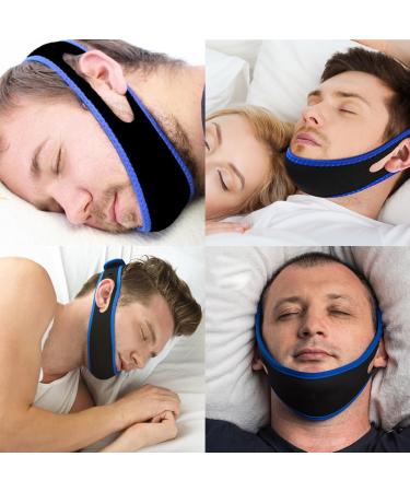 4 Pcs Anti Snoring Devices Snoring Aids for Men Chin Strap Mouth Breathing Snoring Chin Strap Anti Snoring Anti Snore Devices Anti Snoring Chin Strap Sleep Apnea Devices for Men Women(Black Blue) - Buy Online on GoSupps.com