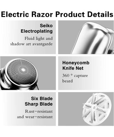 Storm Shaver Electric Razor for Men - Portable Mini Shaver USB Rechargeable Wet & Dry 2023 Upgrade (Black) - International Shipping Available - Buy Online on GoSupps.com