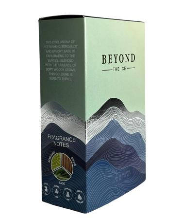 BEYOND THE ICE Eau de Toilette for Men 3.4 fl oz Bergamot Sage Cedar Notes - Buy Online on GoSupps.com