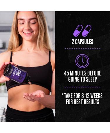 Jacked Factory Lean PM Night Time Fat Burner Sleep Aid Supplement & Appetite Suppressant for Men and Women - 180 Stimulant-Free Veggie Weight Loss Diet Pills - Buy Online on GoSupps.com