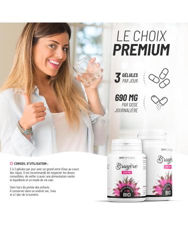 Heather Organic 230 mg - 200 vegetable capsules - Buy Online on GoSupps.com