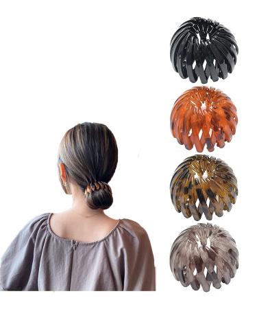 4 vintage bird nest hair clips bird's nest hair band bird nest hairpise hair clipping.