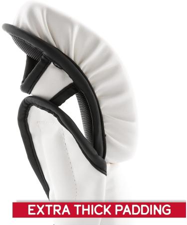 UFC 8oz MMA Sparring Gloves | White | Small/Medium Size - Buy Online on GoSupps.com