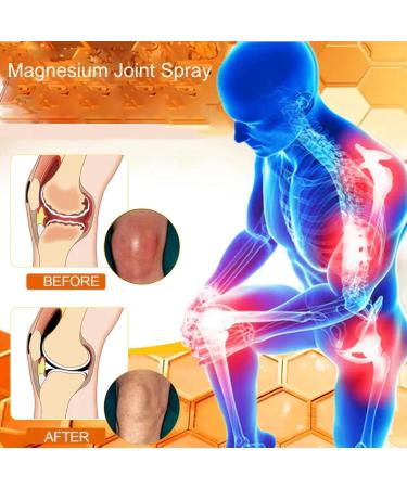 2PCS Magnesium Joint Spray Magnesium Oil & Bee Venom JointSpray Magnesium Oil Joint Spray for Muscle Back Knee Hands Neck Moisturize (60ML) - Buy Online on GoSupps.com