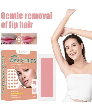 Stronrive Wax Strips for Hair Removal | Multi-Purpose Face & Body Wax Strips for Chin Upper Lip & Toes - Buy Online on GoSupps.com