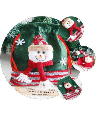 Abaodam 1 pc Present Fabric Decorative Christmas Knitted Bag Pendant Apple Retro Tree Felt Storage 1 count (Pack of 1) Green - Buy Online on GoSupps.com