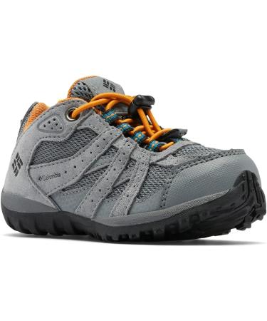 Columbia Redmond Waterproof Hiking Shoe Big Kid 6 - Titanium Grey/Steel/Gold Amber - Buy Online on GoSupps.com